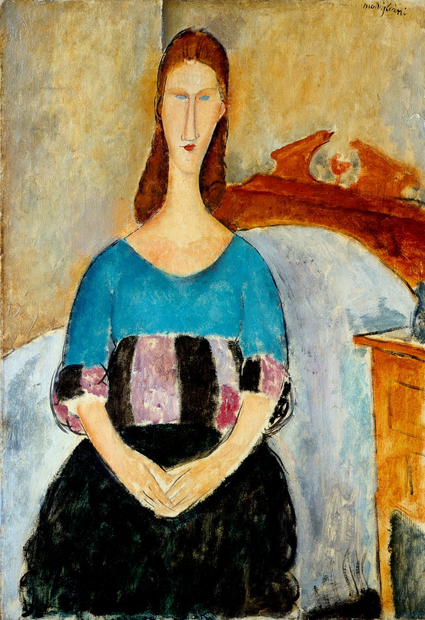 Portrét Jeanne Hébuterne, 1918 od Amedeo Modigliani