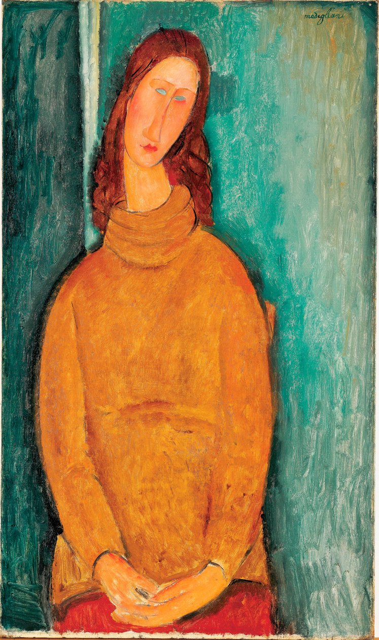 Portrét Jeanne Hebuterne od Amedeo Modigliani