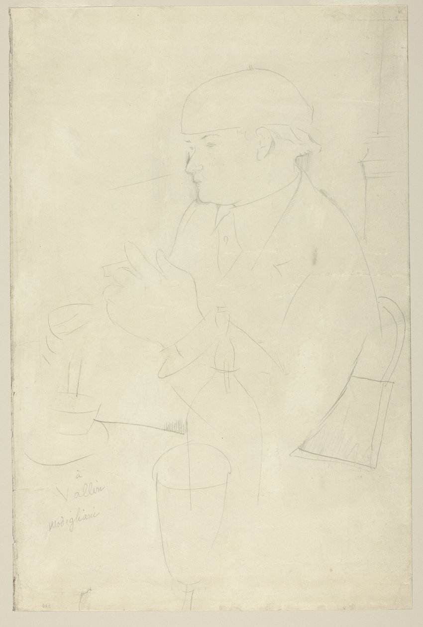Portrét Vallina od Amedeo Modigliani