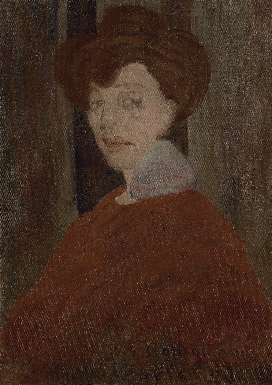 Portrét ženy, 1907 od Amedeo Modigliani