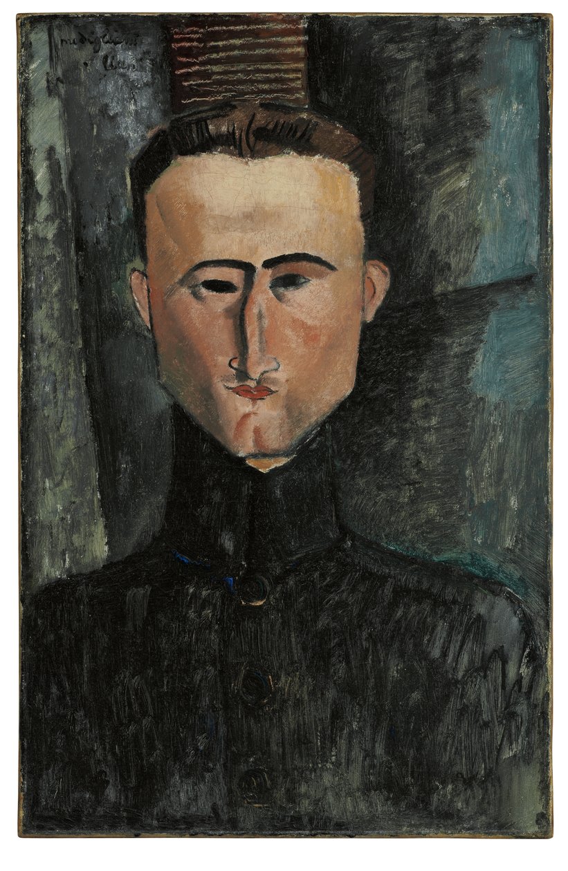 Portrét malíře Rouveyra od Amedeo Modigliani
