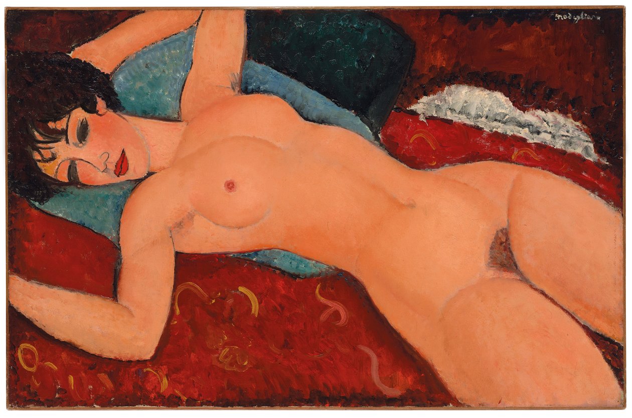 Ležící akt, 1917-18 od Amedeo Modigliani