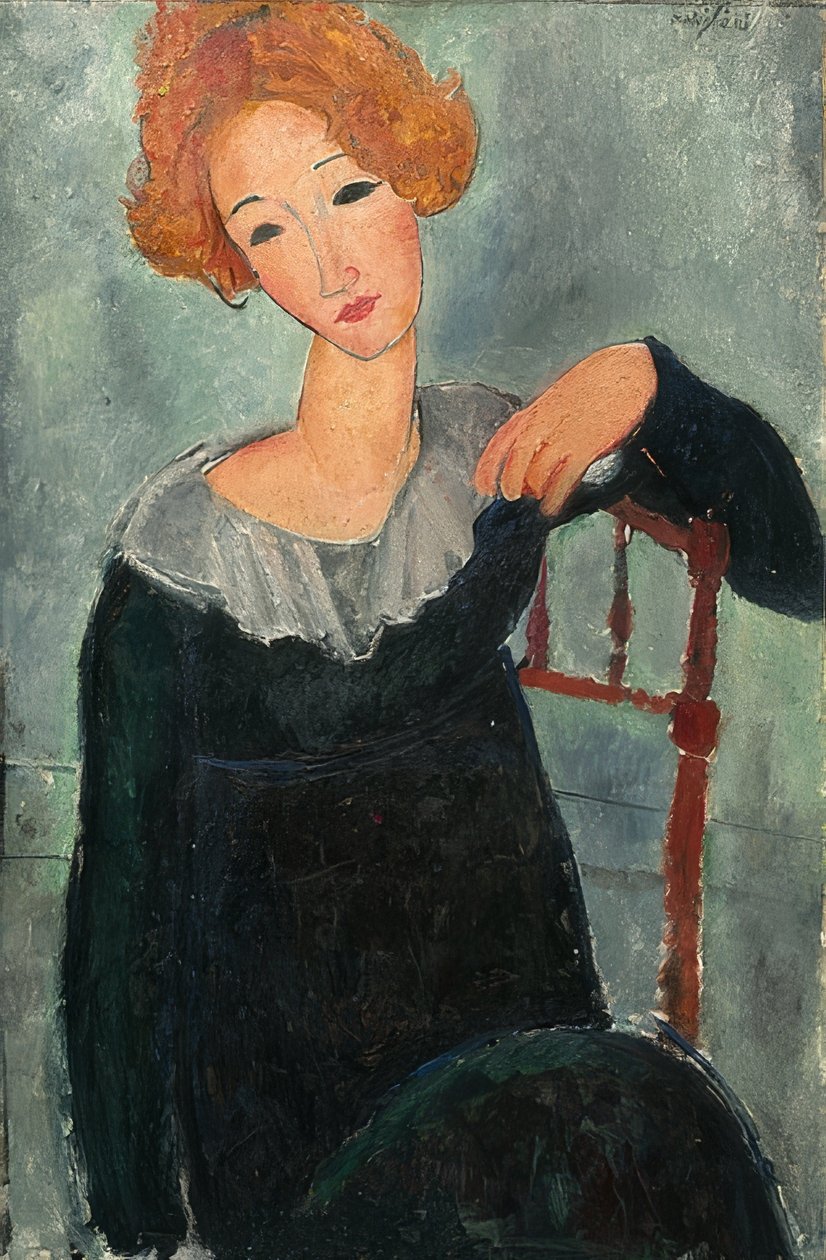 Zrzka žena. 1917 od Amedeo Modigliani
