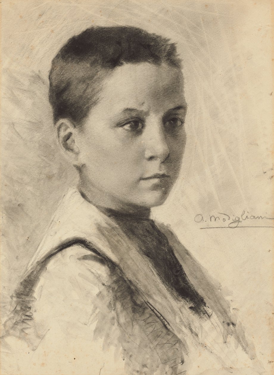 Autoportrét, 1899 od Amedeo Modigliani