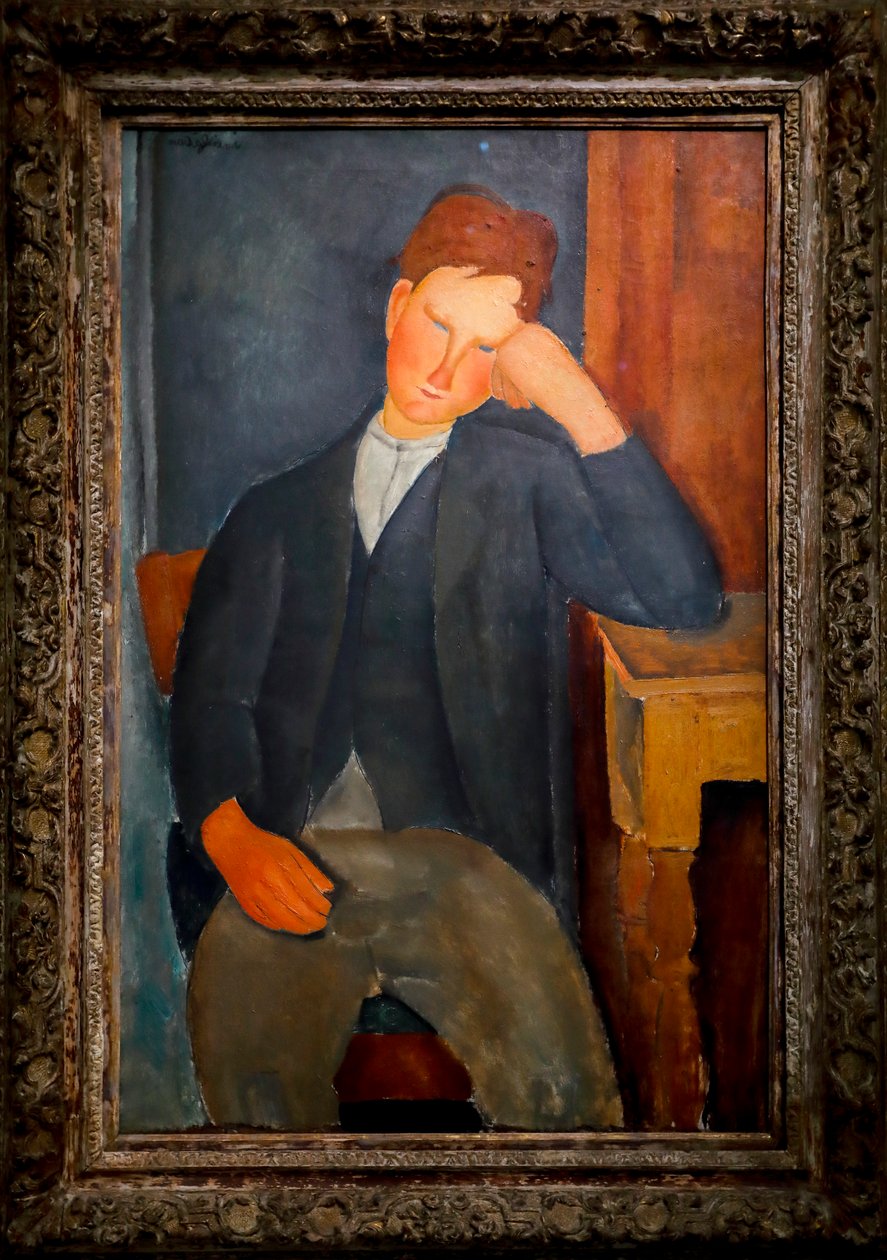Mladý učeň, cca 1918-19 (olej na plátně) od Amedeo Modigliani