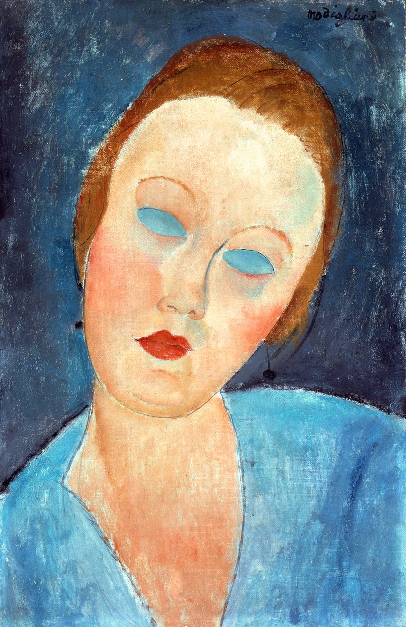 Manželka malíře Survage, 1918 od Amedeo Modigliani