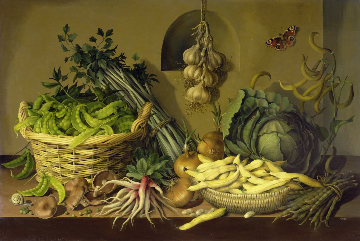 Zelí, hrách a fazole, 1998 od Amelia Kleiser