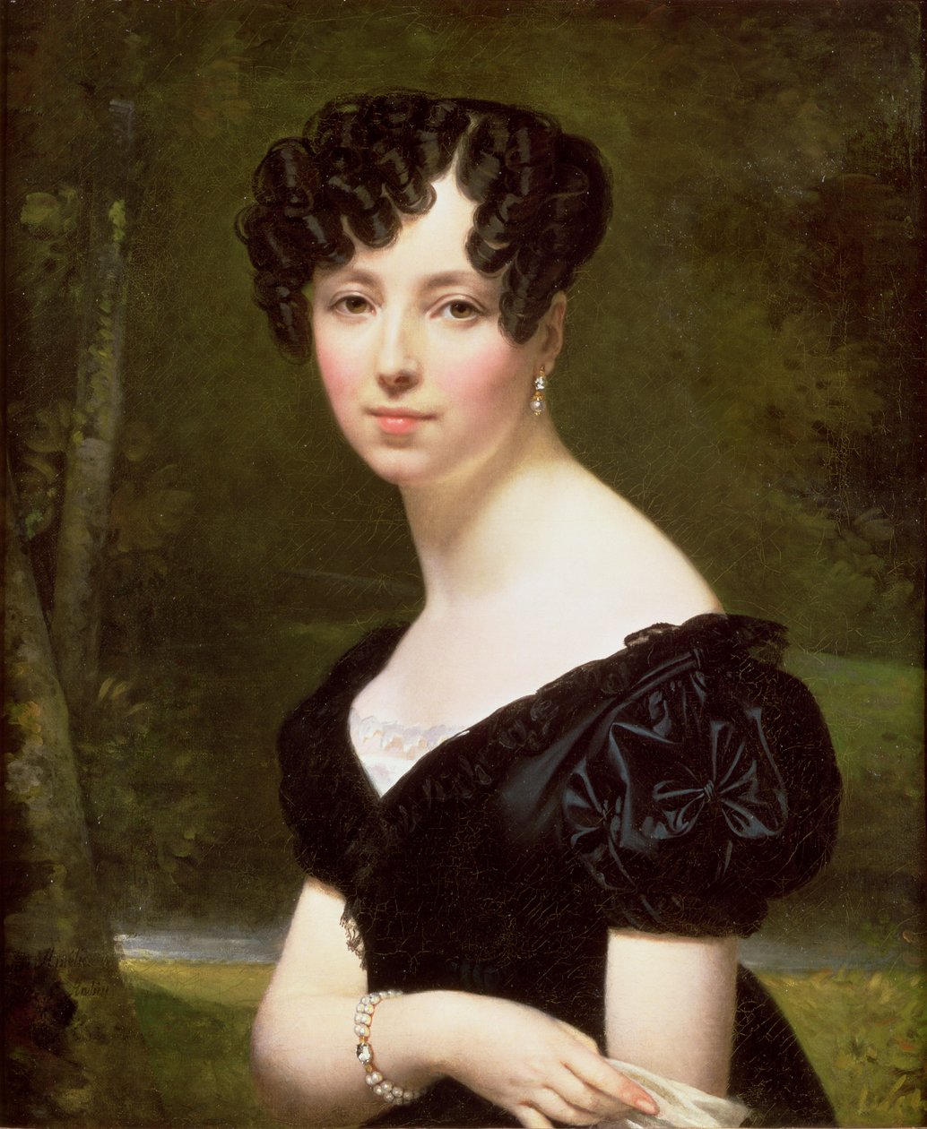 Portrét baronky Pontalby, 1841 od Amelie Legrand de St. Aubin