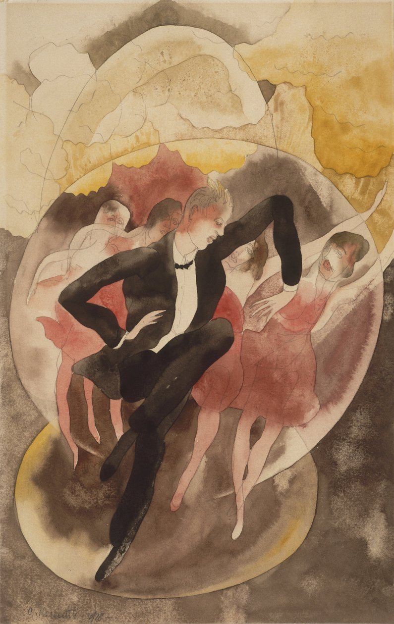 Ve Vaudeville (Tanečník s chorusem) od Charles Demuth