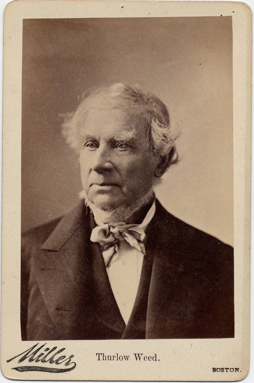Thurlow Weed (1797-1882), americký politik a novinář; foto George Miller, Boston (foto alba) od American Photographer