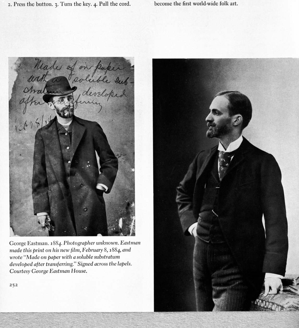 Dva portréty George Eastmana (1854-1932) 1884 a 1890 od American Photographer