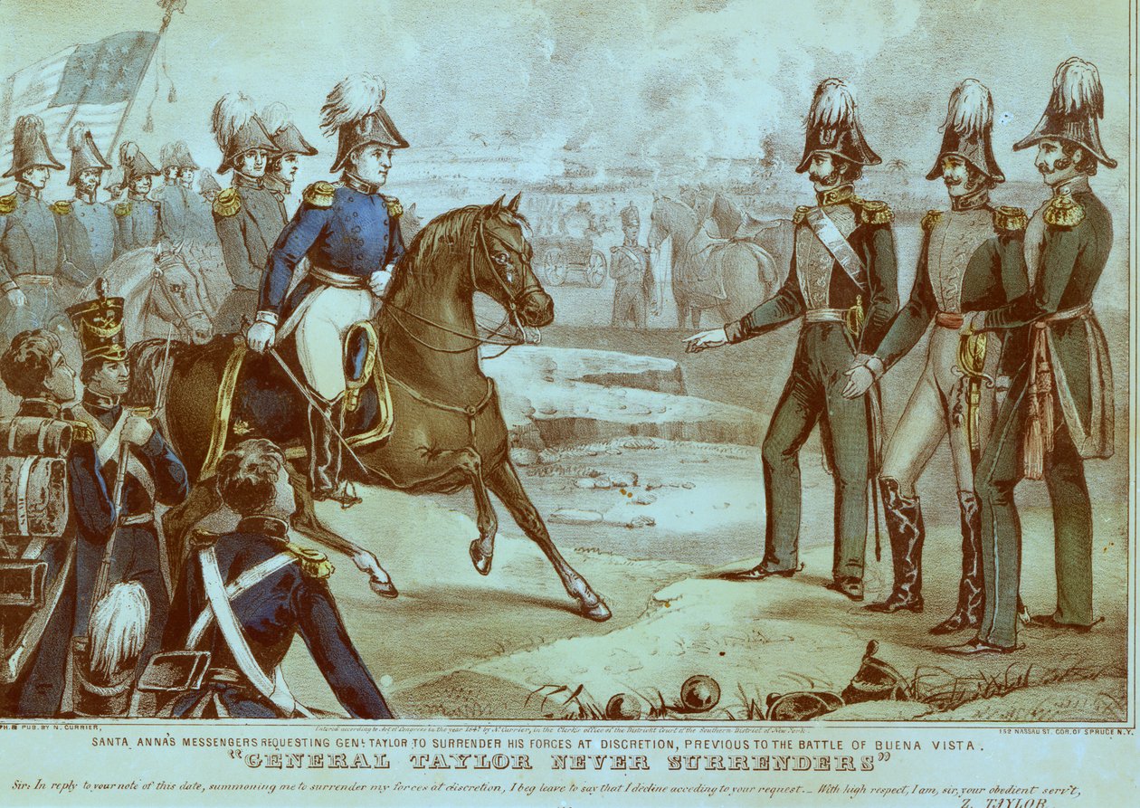Generál Taylor se nikdy nevzdává, 1847 od American School