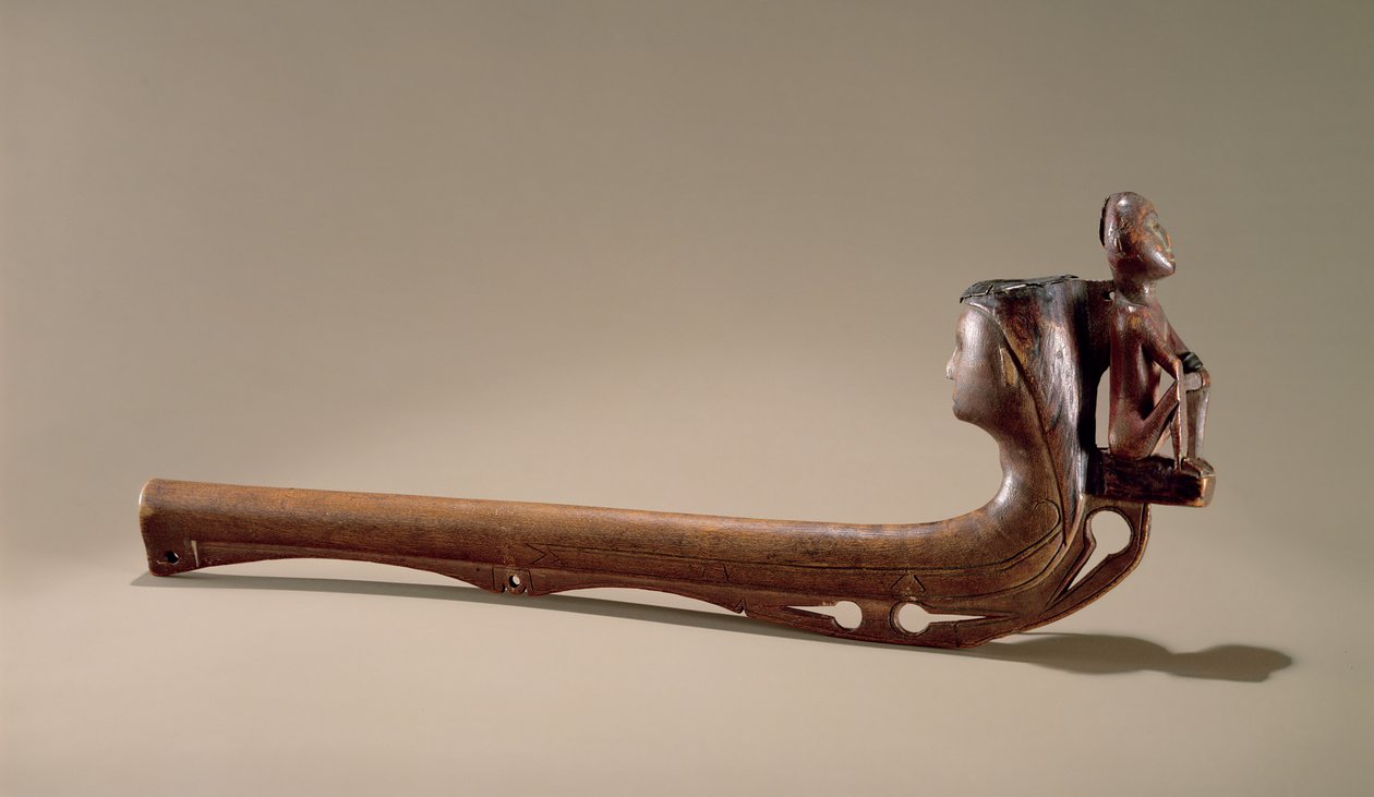Iroquois Pipe, cca 1725 (dřevo) od American School