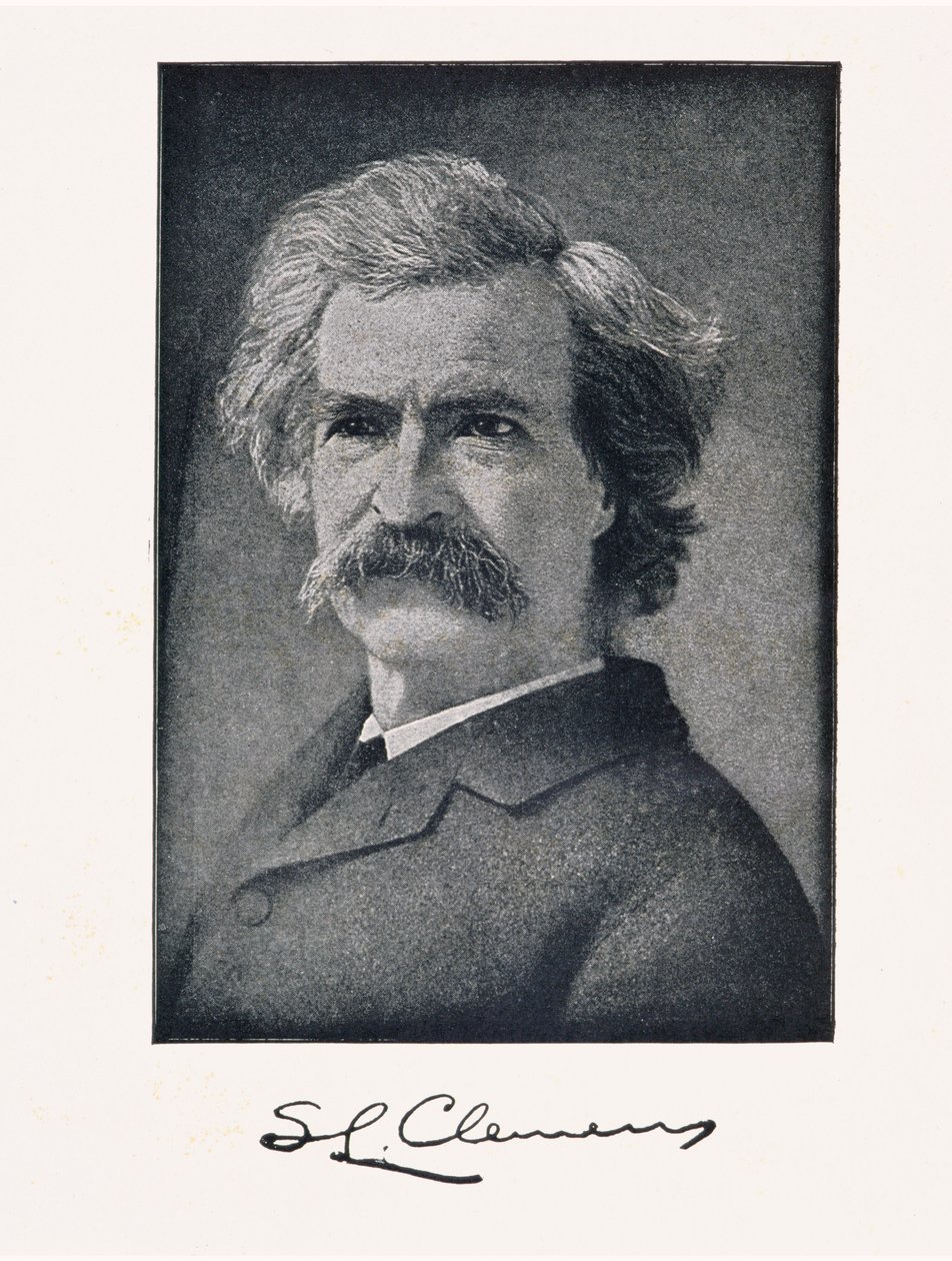 Mark Twain (pseudonym Samuel Langhorne Clemens) (1835-1910) od American School