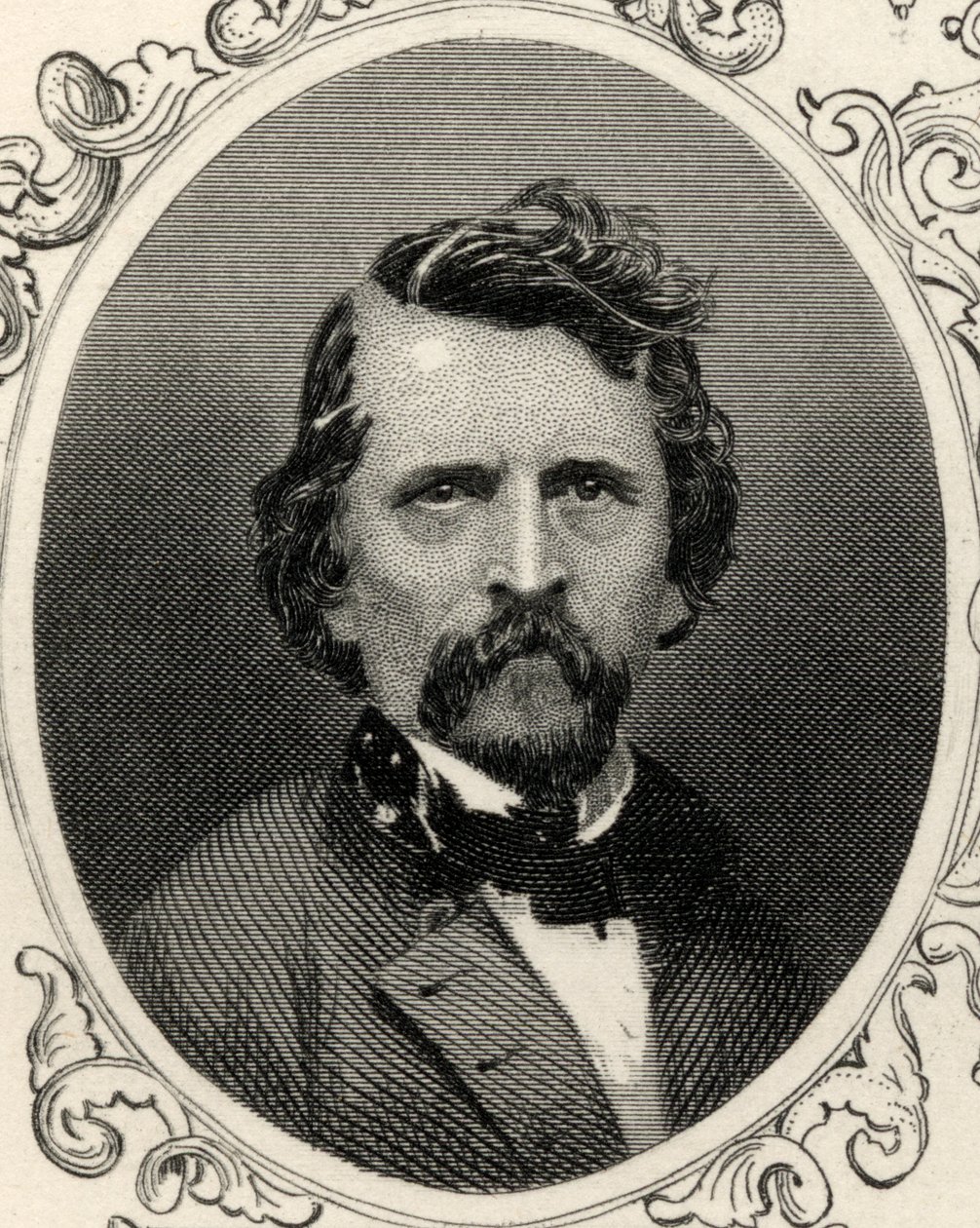 Portrét generála hraběte Van Dorna (1820-63) od American School