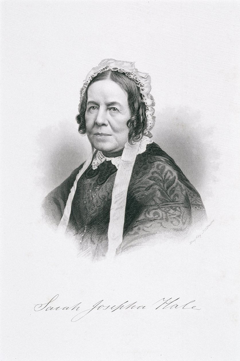 Portrét Sarah Josephy Haleové (1788-1879) od American School