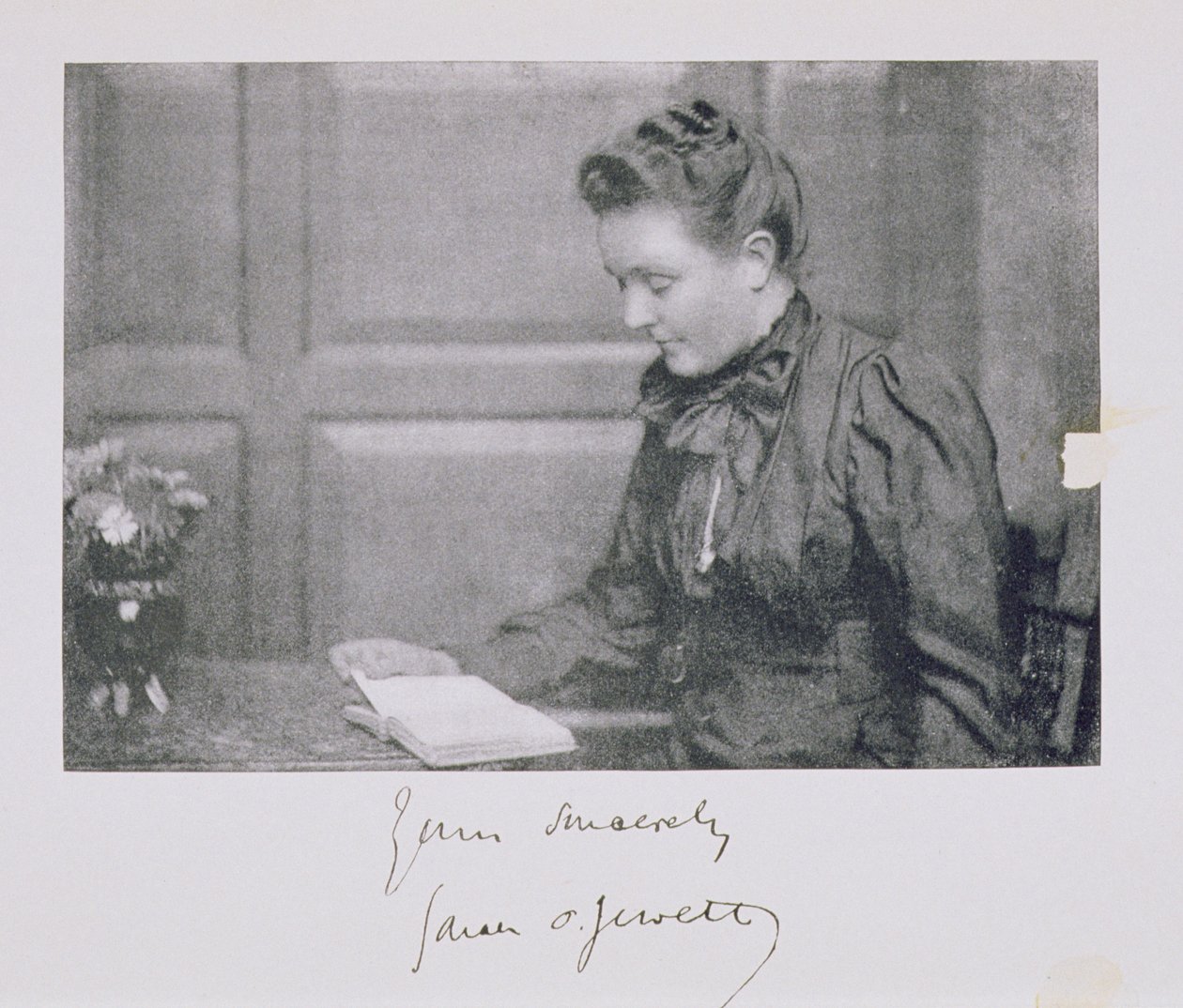 Portrét Sarah Orne Jewett (1849-1909), kolem roku 1890 od American School