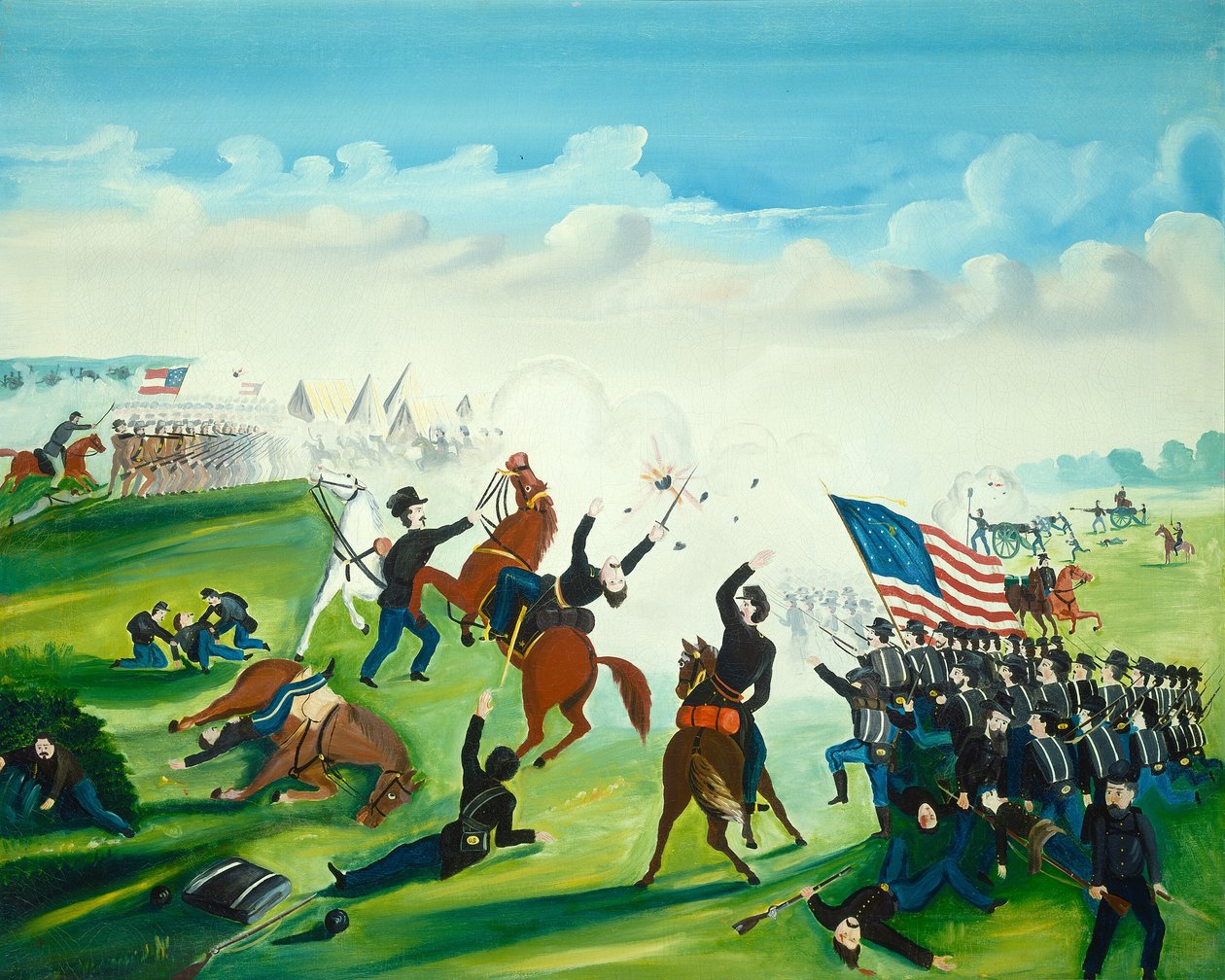 Bitva občanské války od American 19th Century