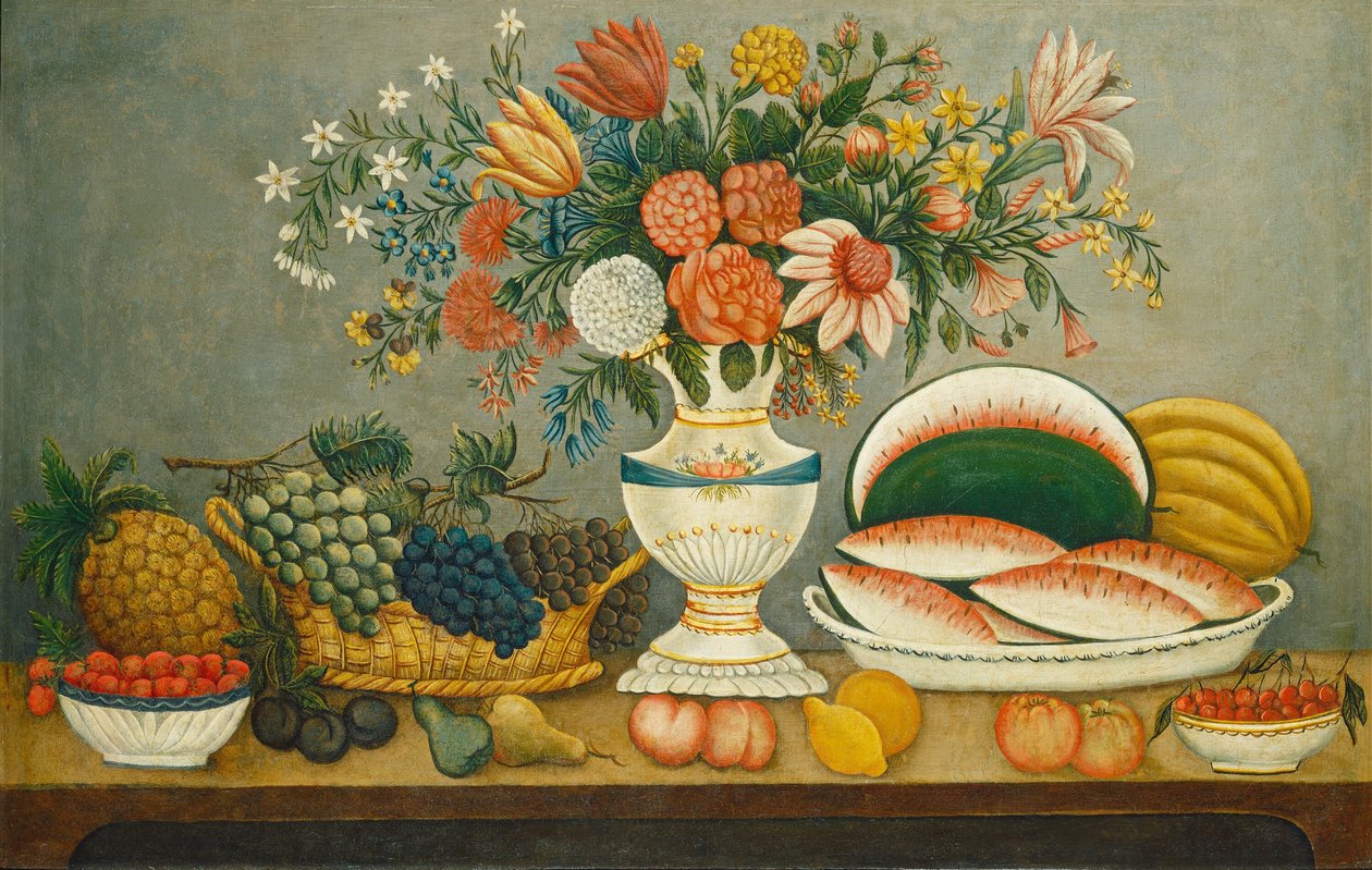 Ovoce a květiny od American 19th Century