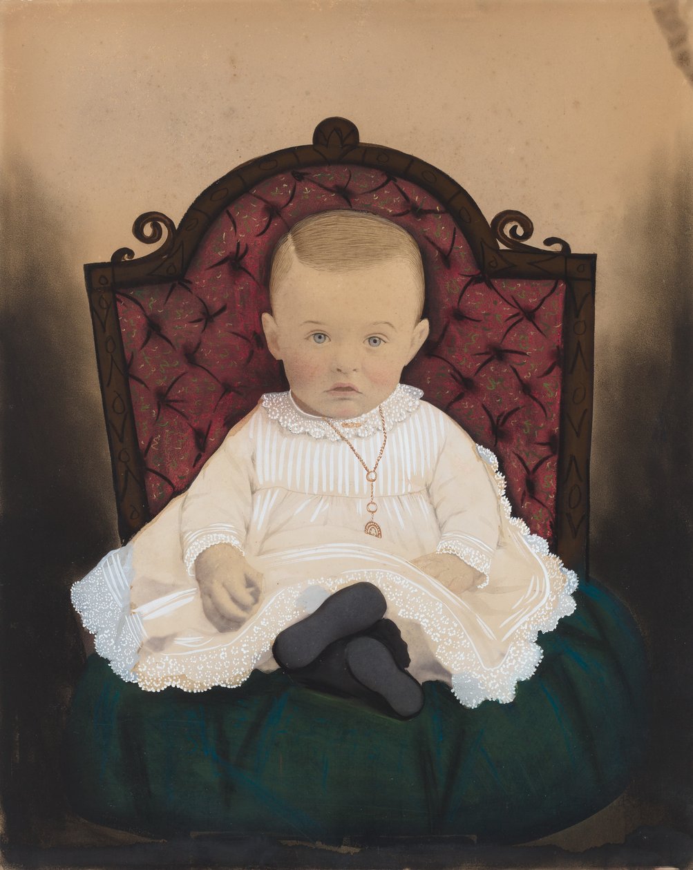 Portrét miminka od American 19th Century