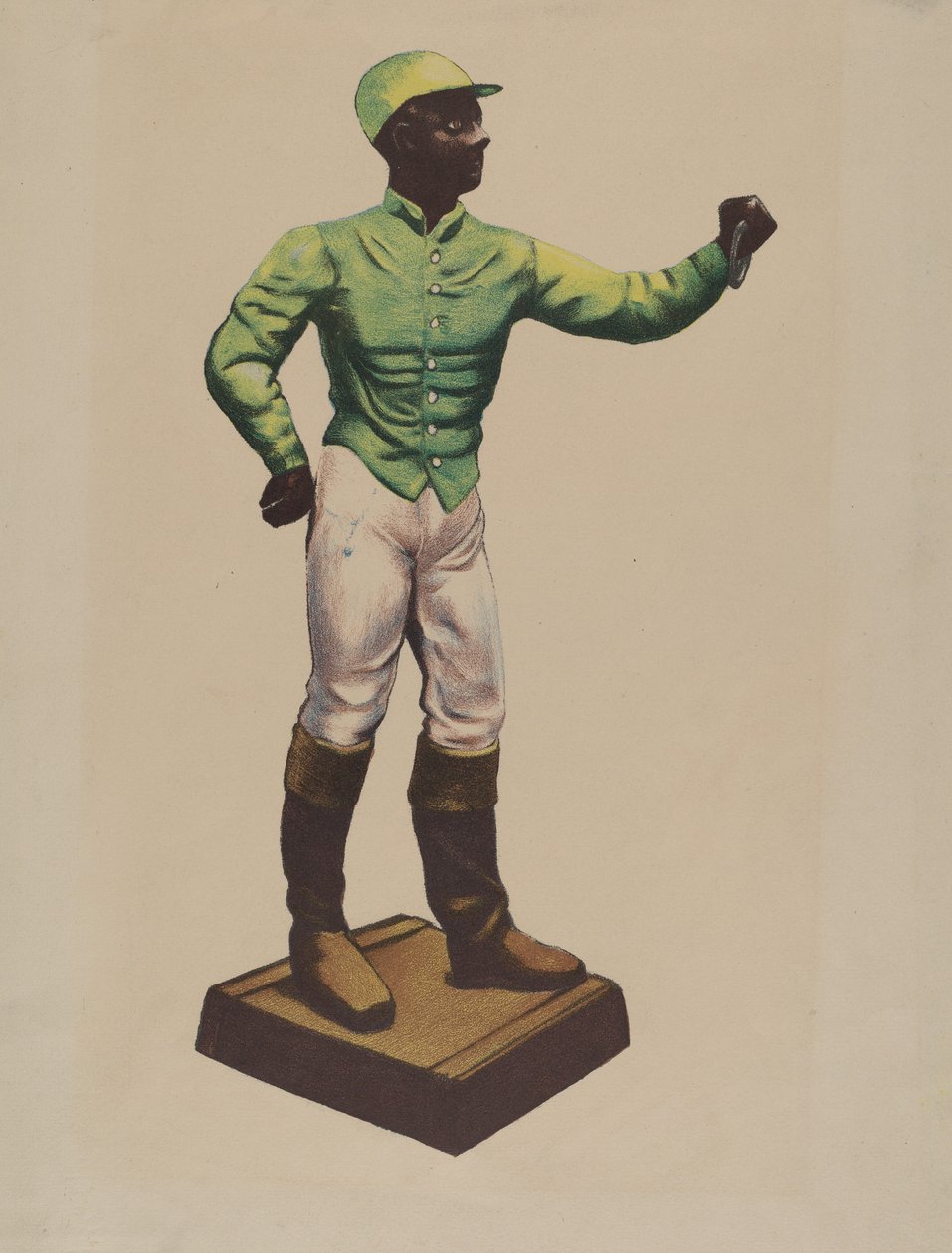 Jockey Hitching Post od American 20th Century