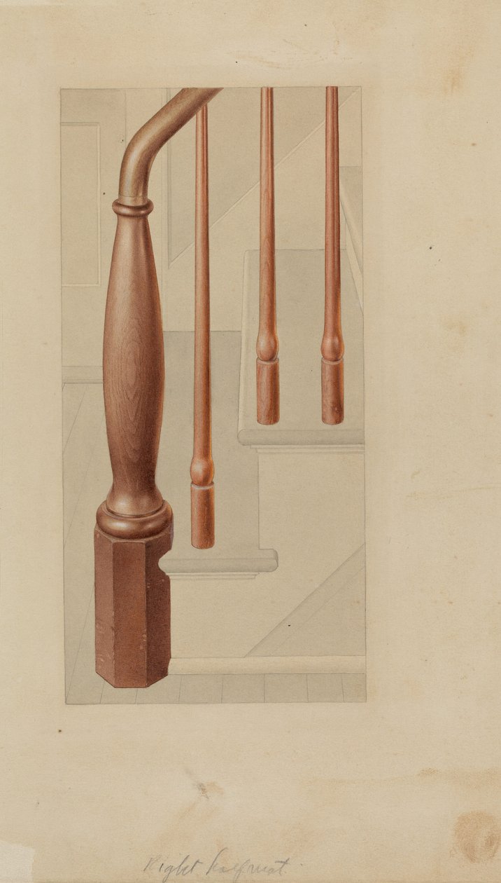 Newel Post od American 20th Century