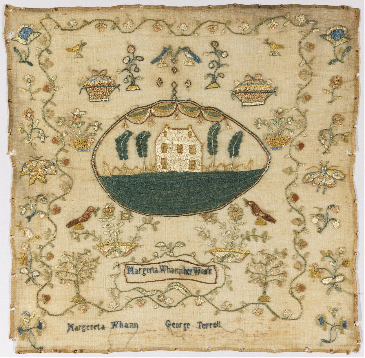 Sampler od American Margereta Whann