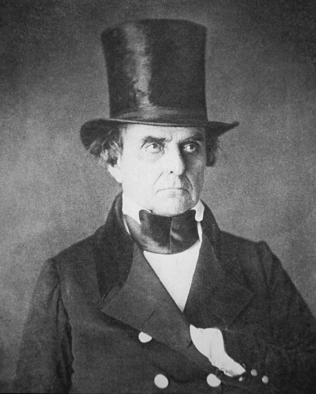 Daniel Webster (1782-1852) (černobílá fotografie) od American Photographer