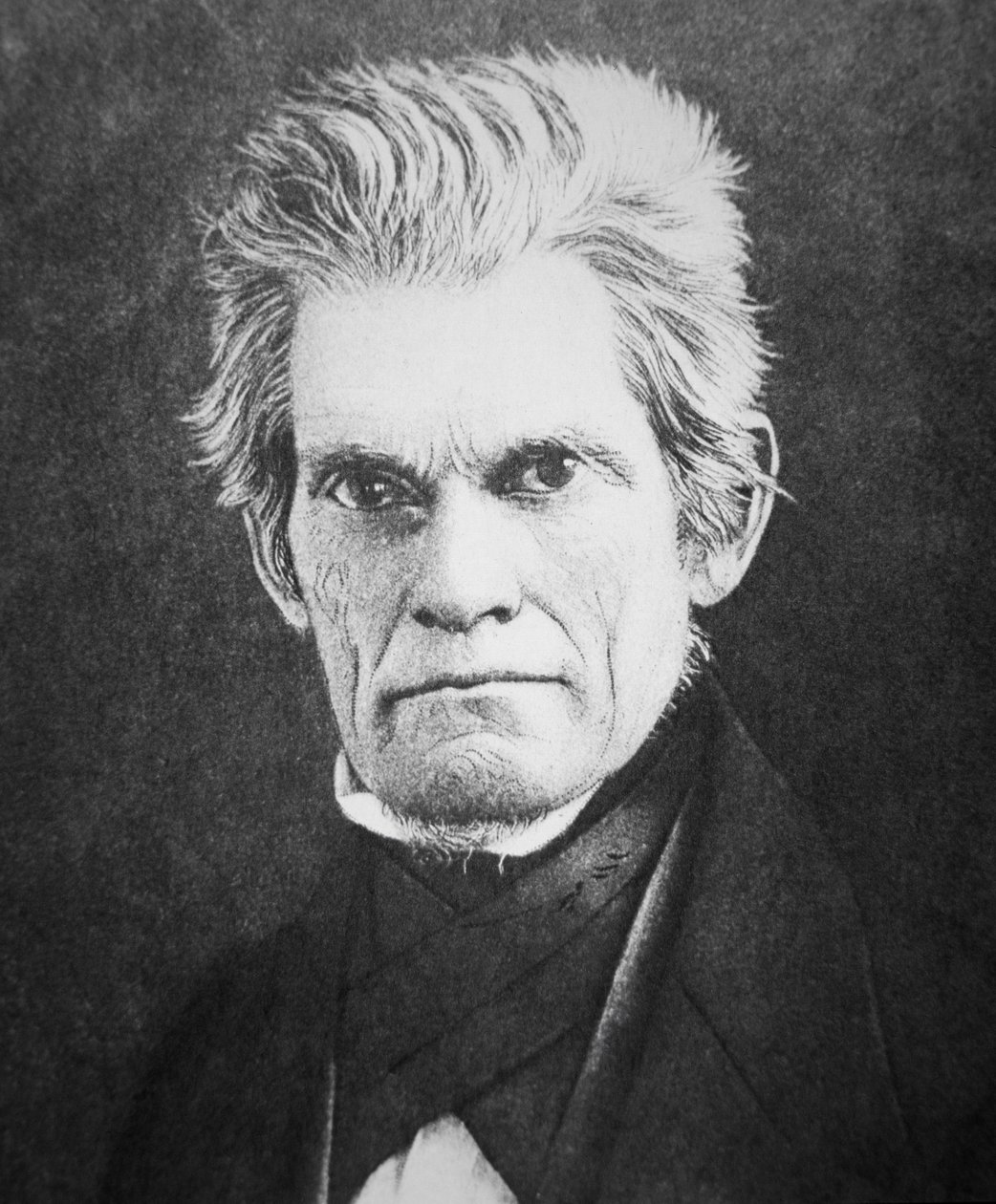 John C. Calhoun (1782-1850) (černobílá fotografie) od American Photographer