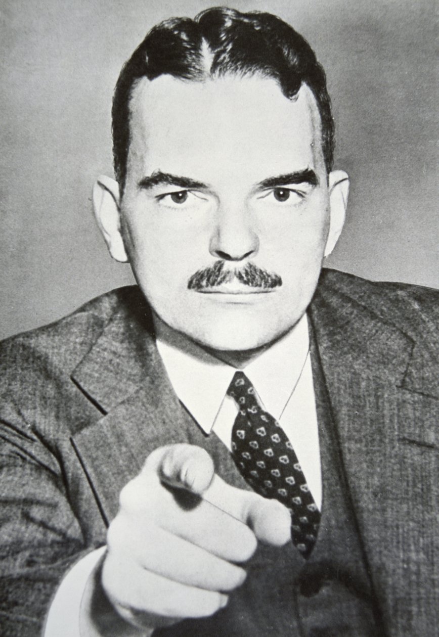 Thomas E. Dewey (1909-71) (černobílá fotografie) od American Photographer