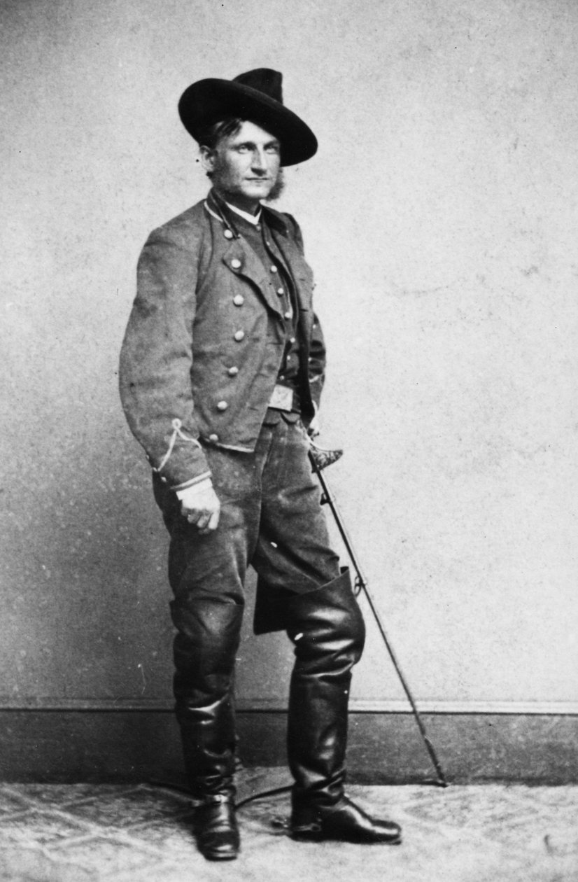 Unijní generál kavalérie Hugh Judson Kilpatrick, kolem 60. let 19. století od American Photographer
