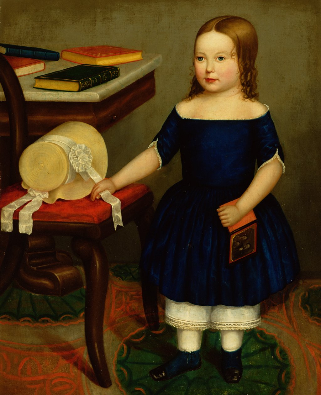 Anna Walraven, kolem roku 1850 (olej na palubě) od American School