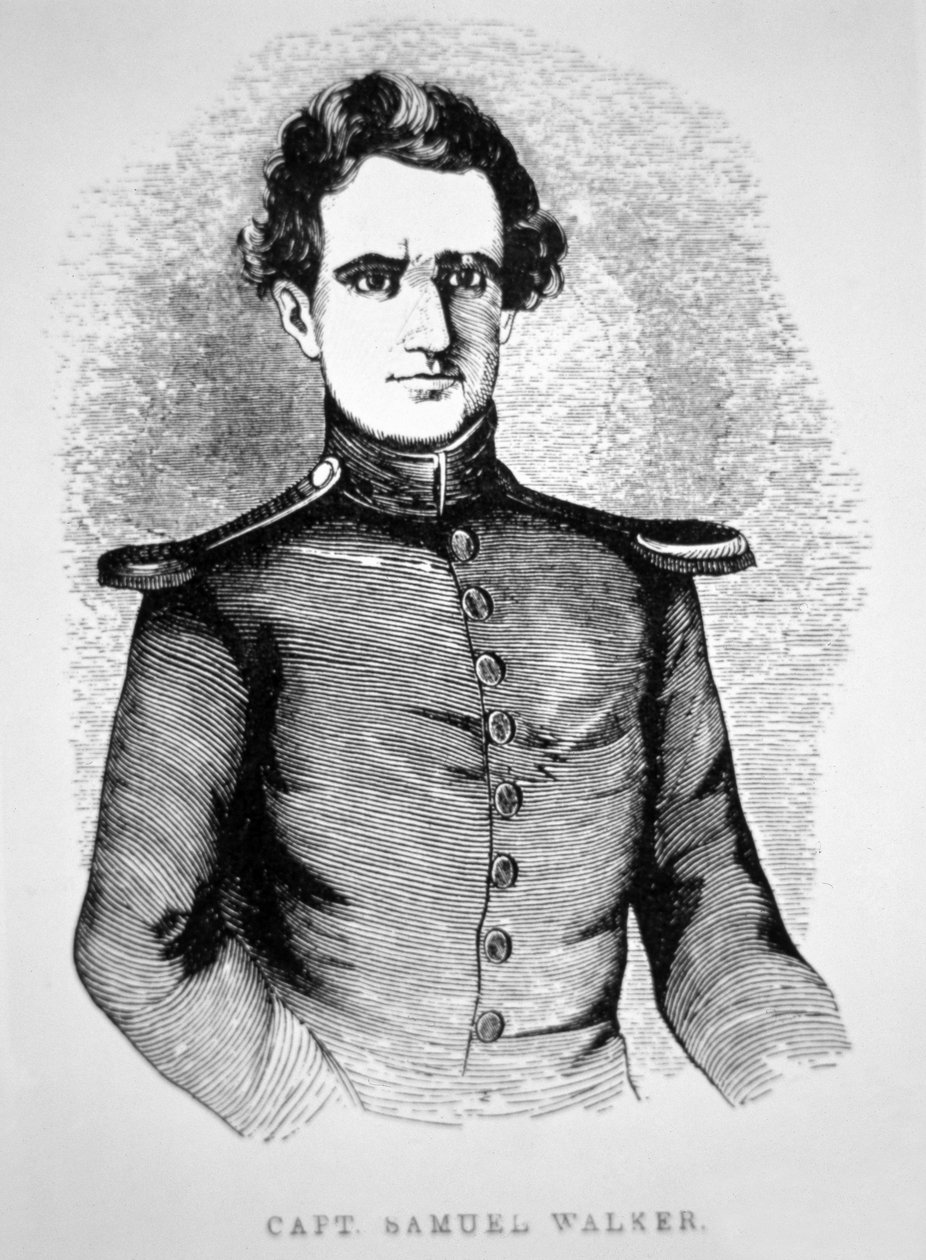 Kapitán Samuel Walker (1815-47) 1847 (rytina) od American School