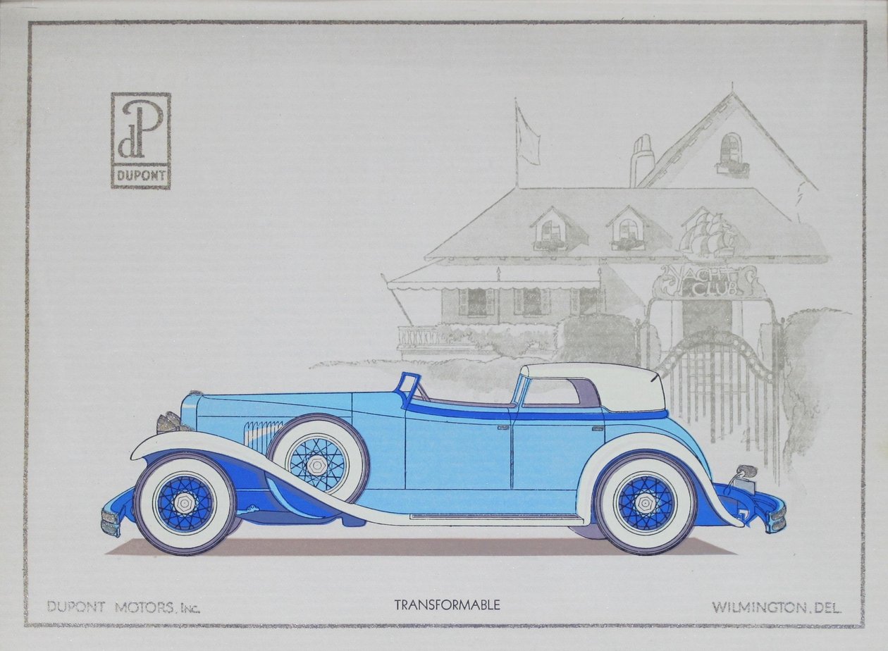 DuPont Motor Cars: Transformable, 1921 od American School