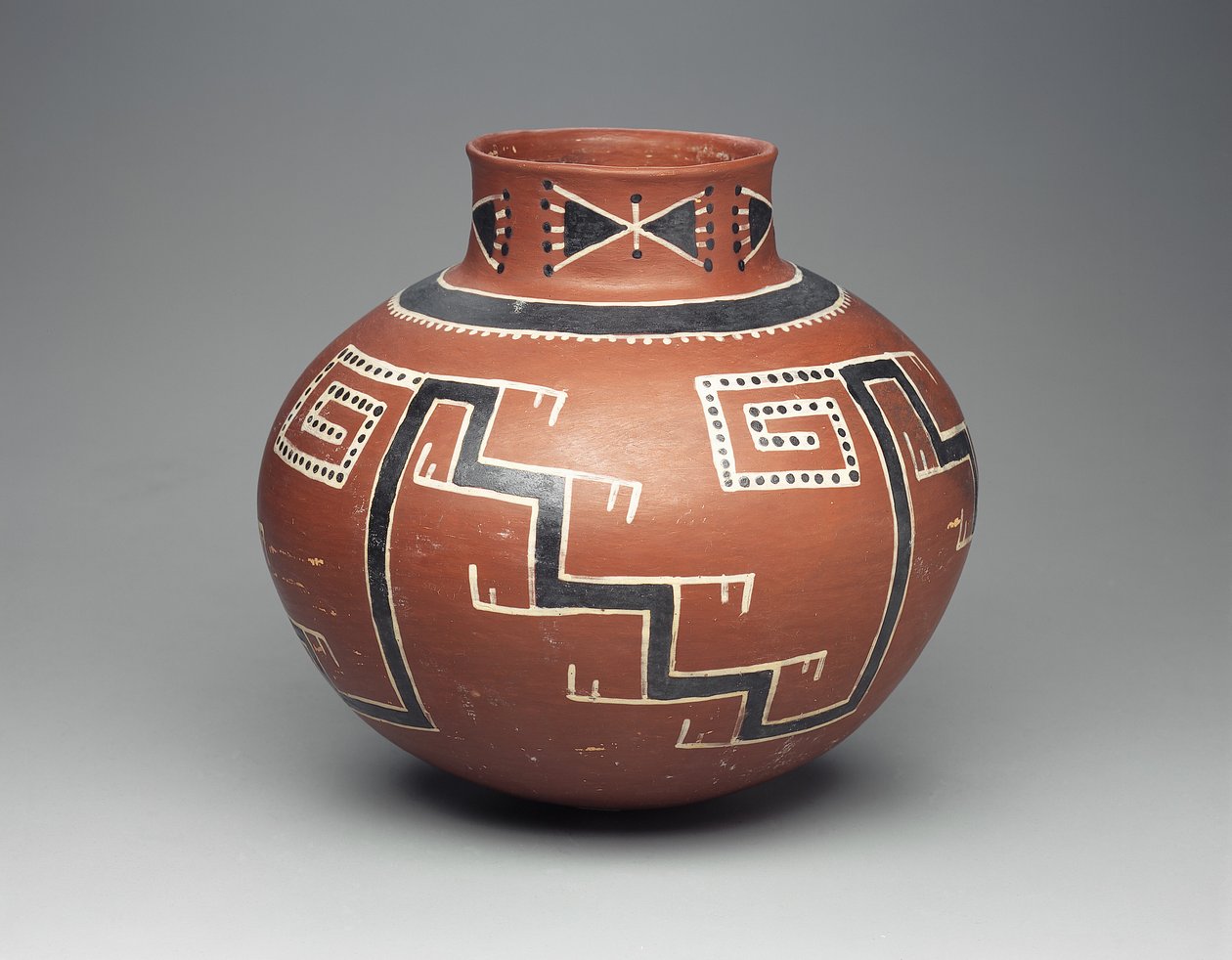 Polychromovaná nádoba Foumile, Anasazi, 13001500 (keramická) od American School