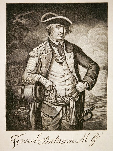 Israel Putnam (litho) od American School