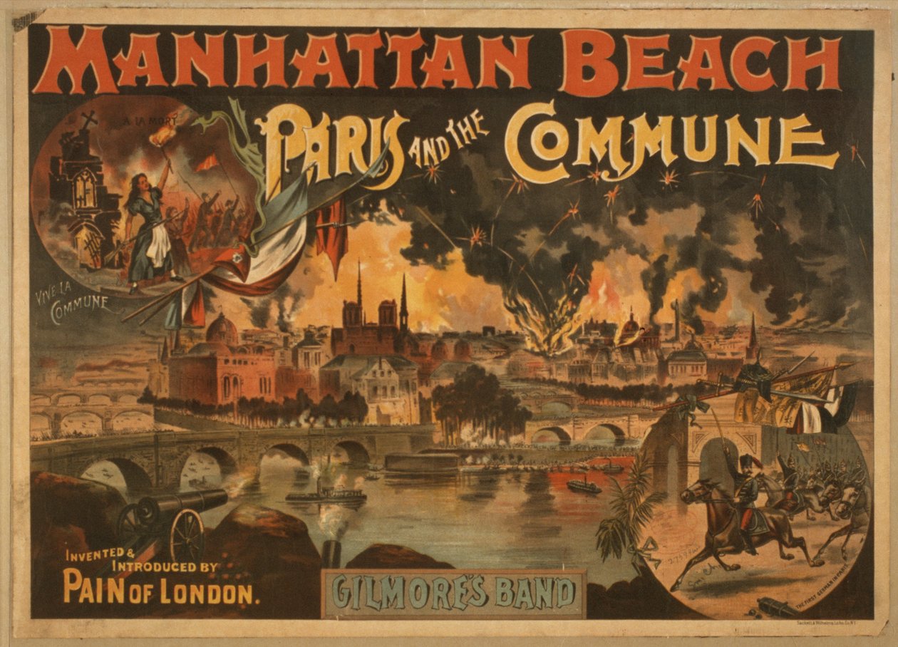 Manhattan Beach: Paris and the Commune, c.1891 od American School