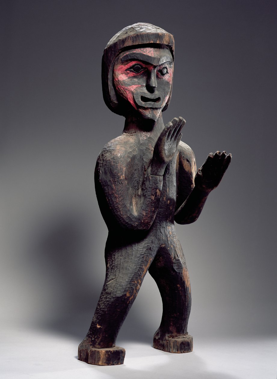 Potlatch figurka (lakované dřevo) od American School