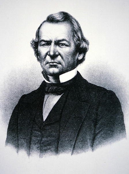 Prezident Andrew Johnson (1808-75) (rytina) od American School