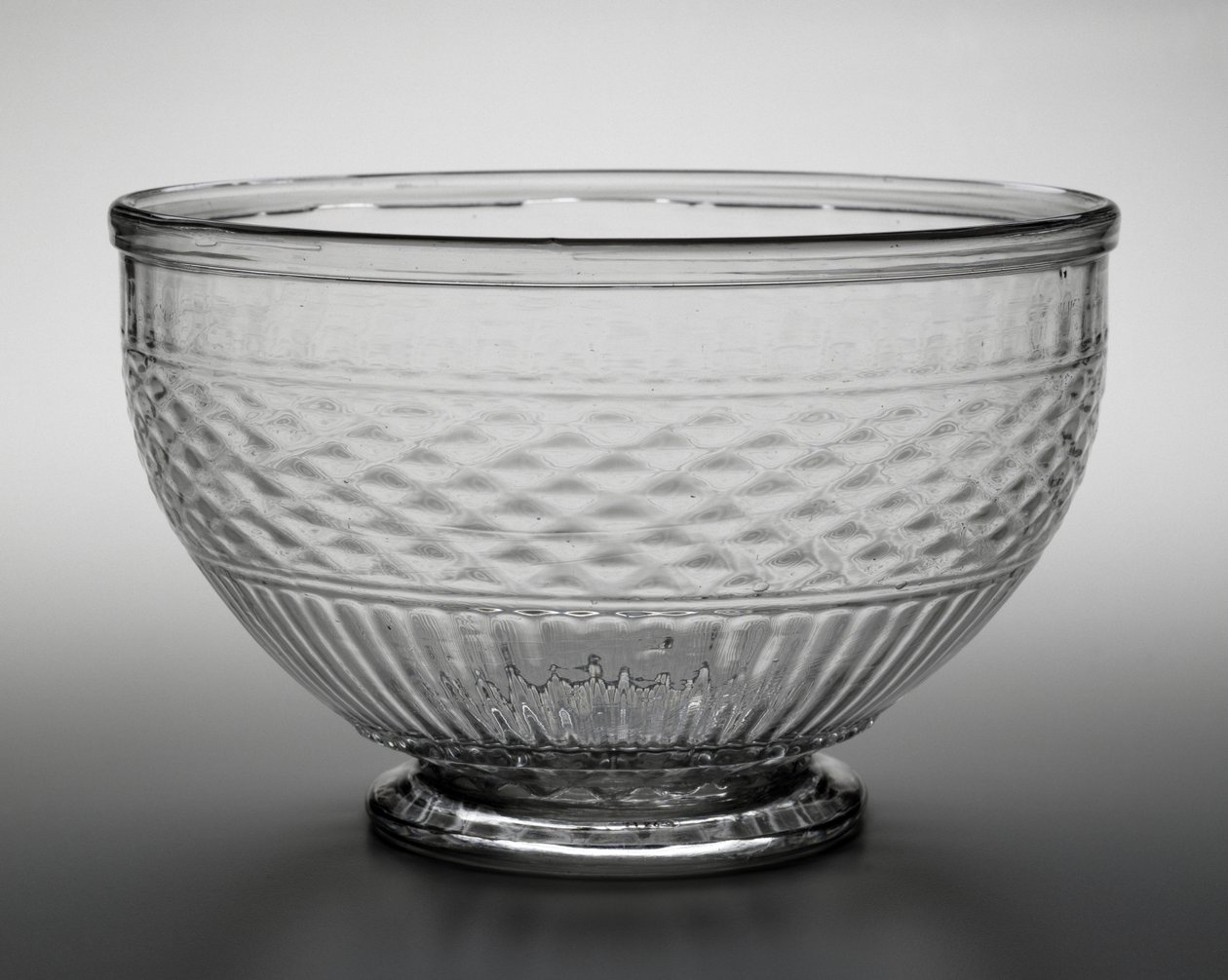 Punch Bowl, c. 1820-1840 (olovnaté sklo) od American School