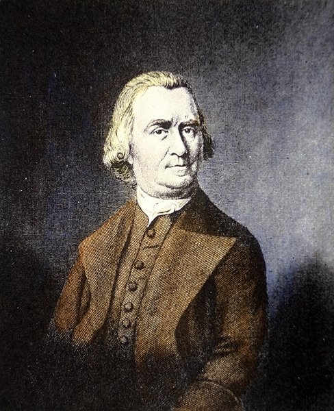 Samuel Adams (barevné lito) od American School