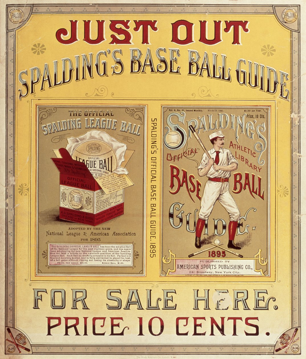 Spaldings Baseball Guide, 1895 od American School