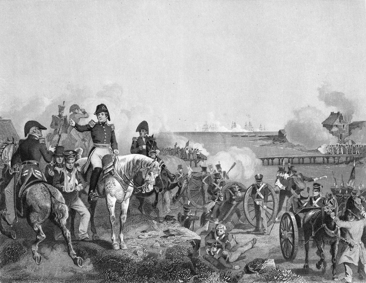 Bitva u Plattsburghu v roce 1814 od American School