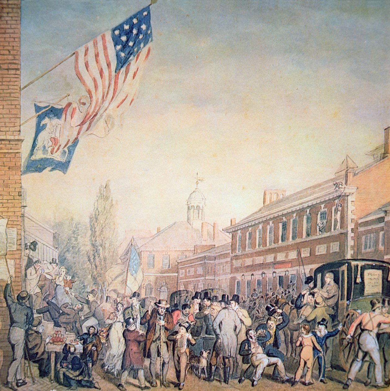 Hlasování ve Philadelphii od American School