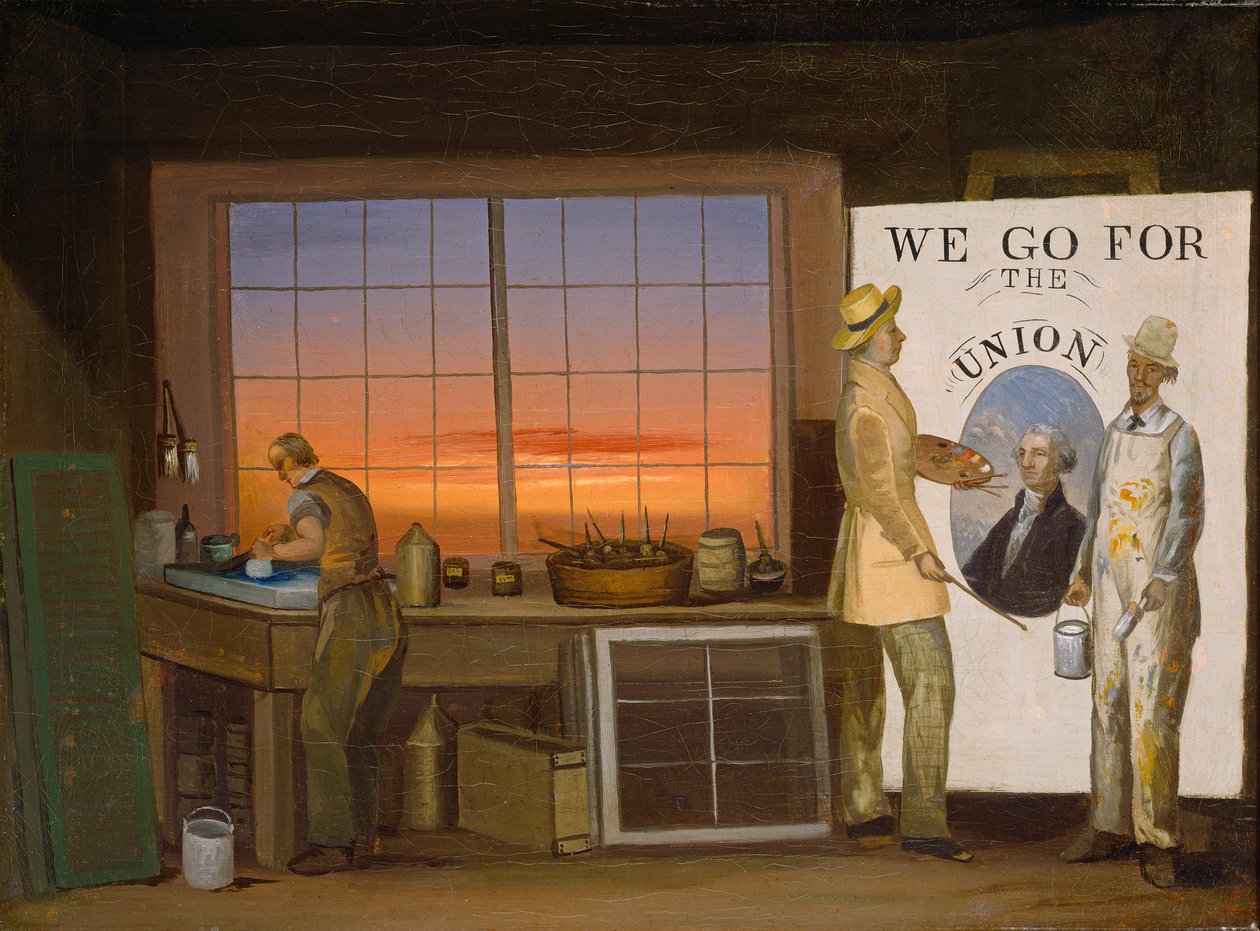 We Go for the Union, c.1840-1850 od American School