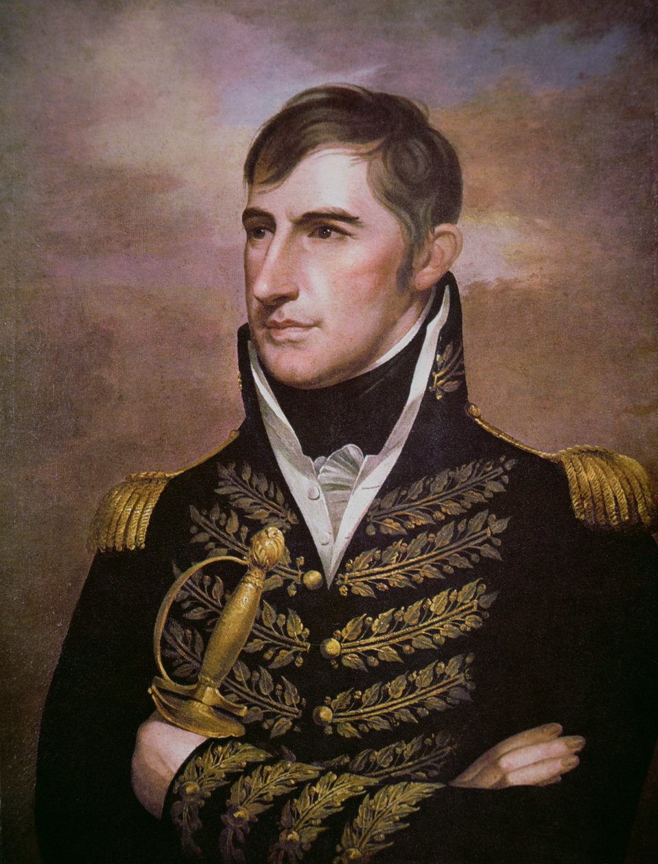 William Henry Harrison (1773-1841) (barevné lito) od American School