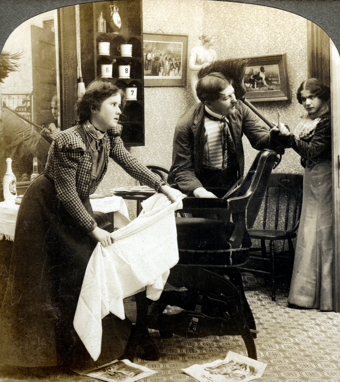 Jak si třepat vlasy. od American Stereoscopic Company