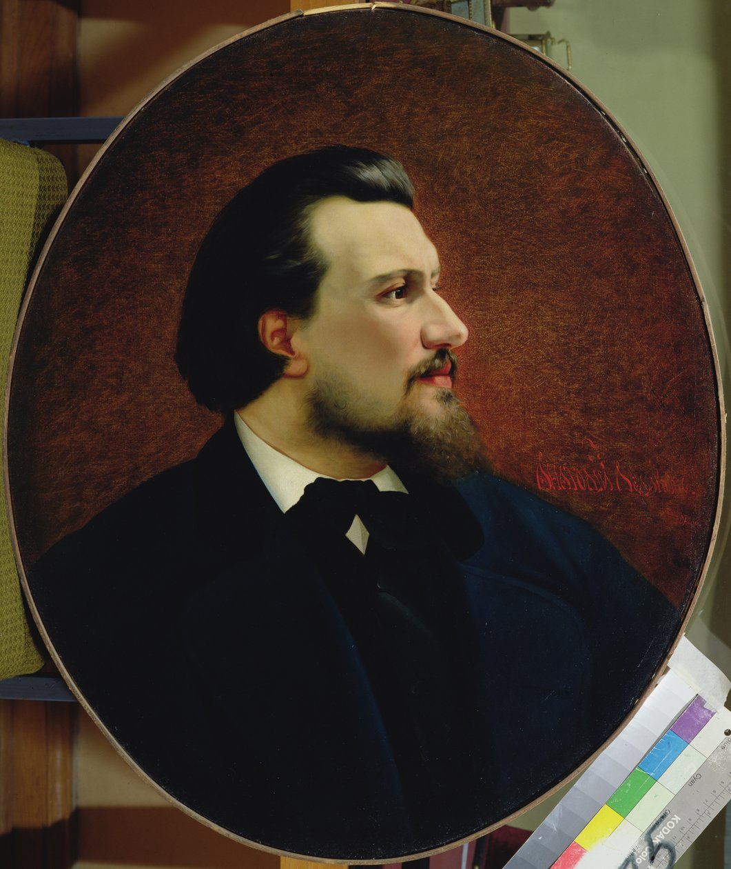 Portrét Nikolaje Leskova, 1872 od Anatoly Lelakow