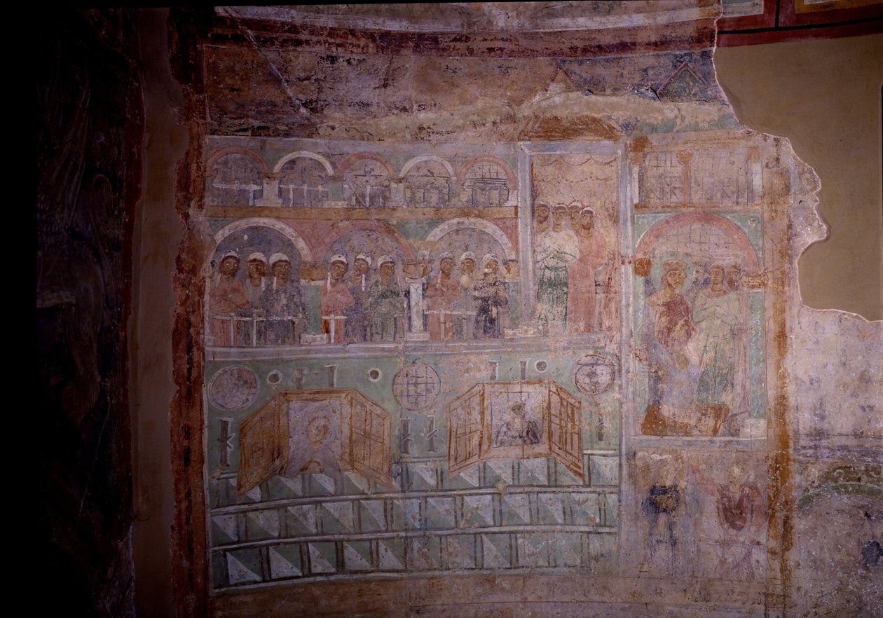 V Hipodromu, 11. století od Ancient Russian frescos