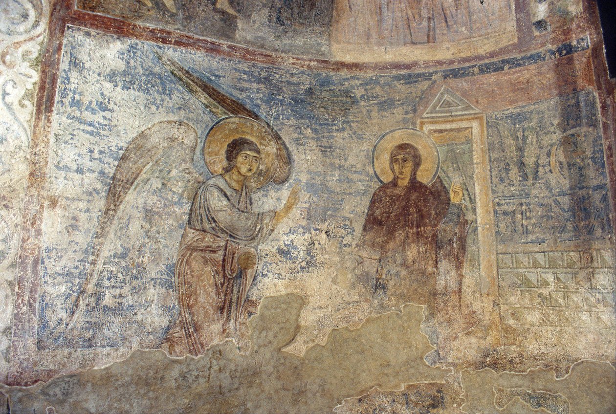Zvěstování od Ancient Russian frescos